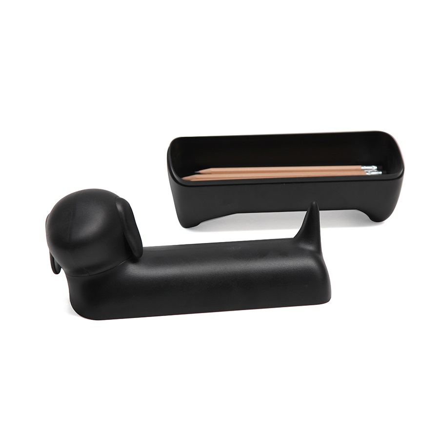 QL10291-BK Коробка для мелочей dacholder, черная Qualy  - Вид №14