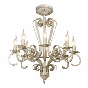 Потолочная люстра Vitaluce V1072/8PL бежевая VITALUCE ДИЗАЙНЕРСКИЕ 194723 Бежевый