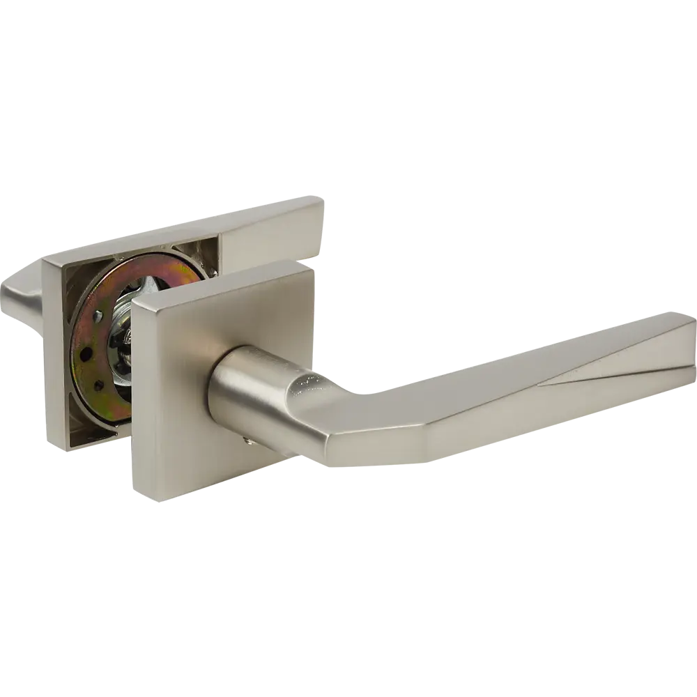 Ручка дверная на розетке Reinz Валерио, цвет матовый никель RENZ STLM-2075085