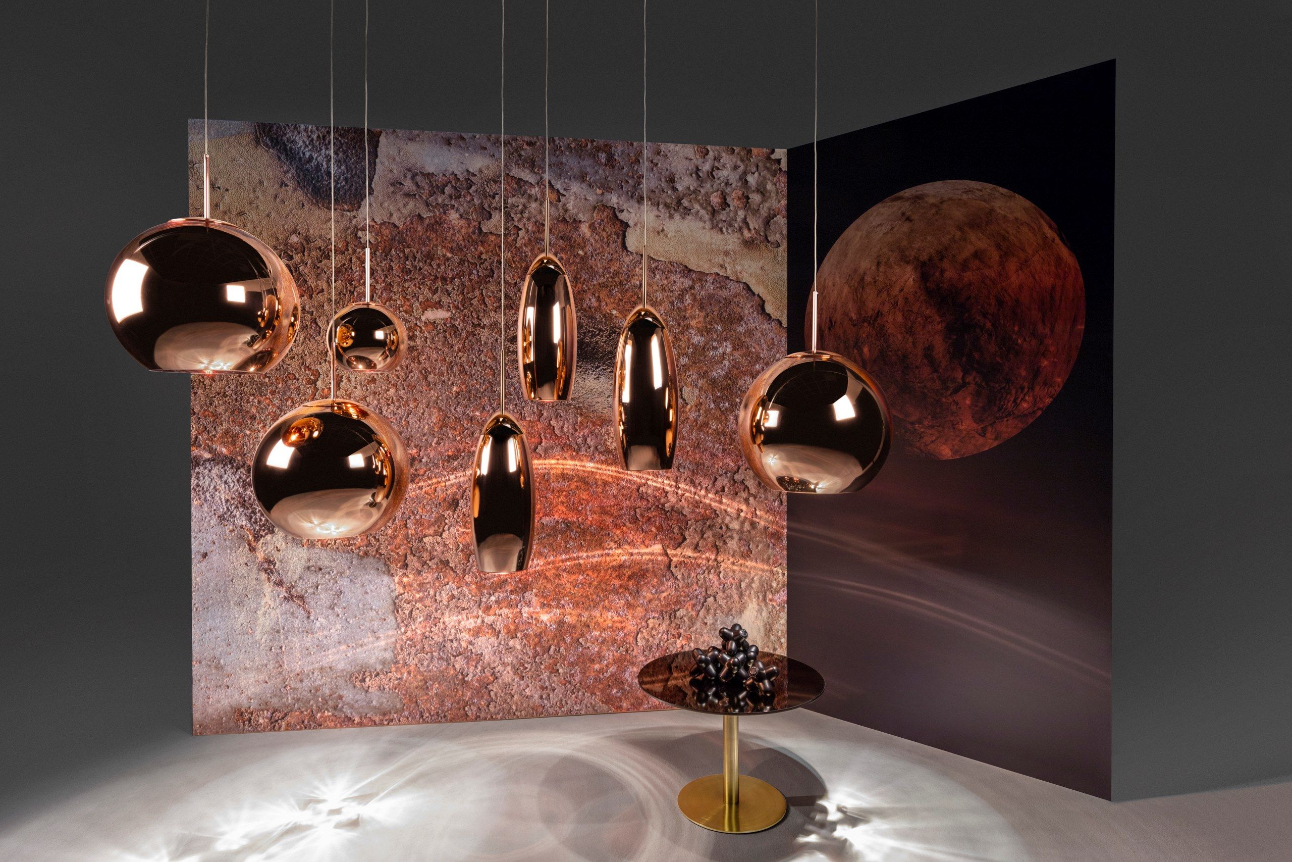 Круглый журнальный столик из стали и стекла Tom Dixon Flash ARCH-00030356 - Вид №4