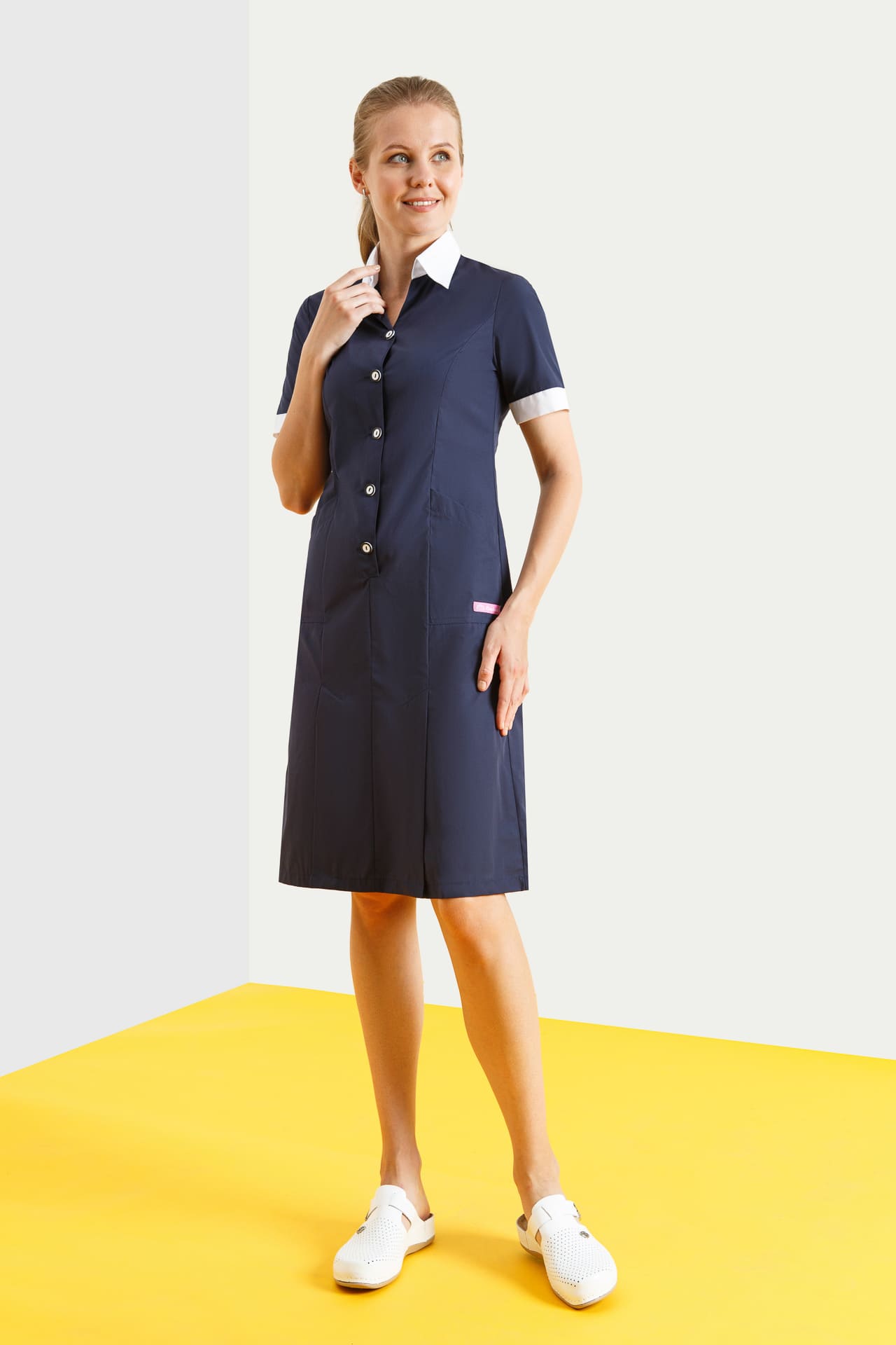 63433 Комплект NAVY (темно-синий) GRACE  Одежда для обслуживающего персонала  размер 48 (L)  - Вид №5
