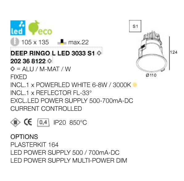 Светильник / Deep Ringo L Delta Light sun-id-377624 - Вид №1