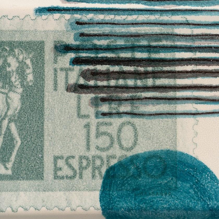 MARIONI Поднос керамический прямоугольный Postcard 01153gg - Вид №2