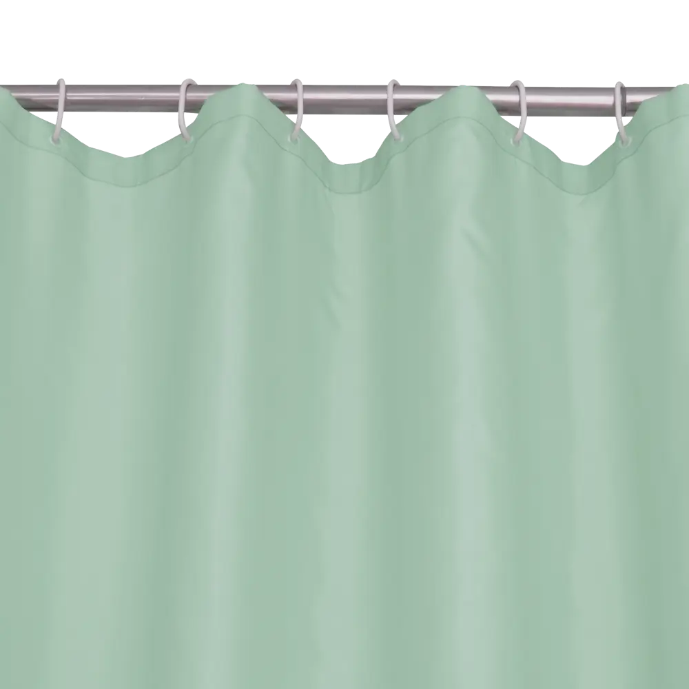 Штора для ванной Sensea Happy 180x200 см полиэстер цвет мятный STLM-2111889 - Вид №3