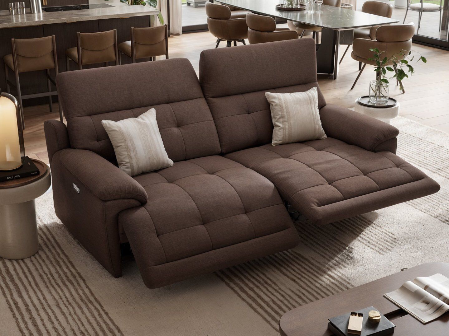 Домашний кинотеатр 3 местный тканевый диван Sofanella Vegas ARCH-00073812 - Вид №3