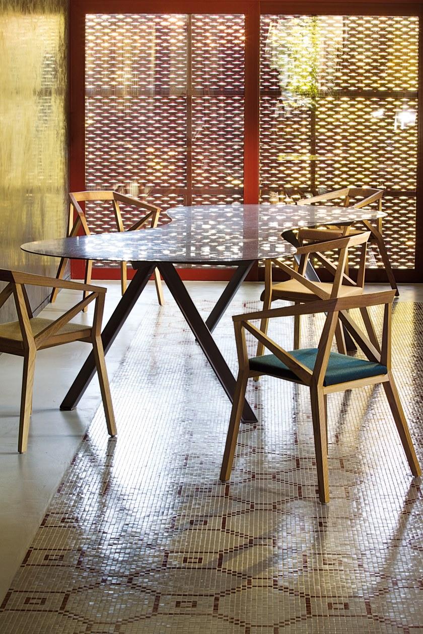 Moroso Стул из массива дерева с подлокотниками sun-id-1376439 - Вид №11