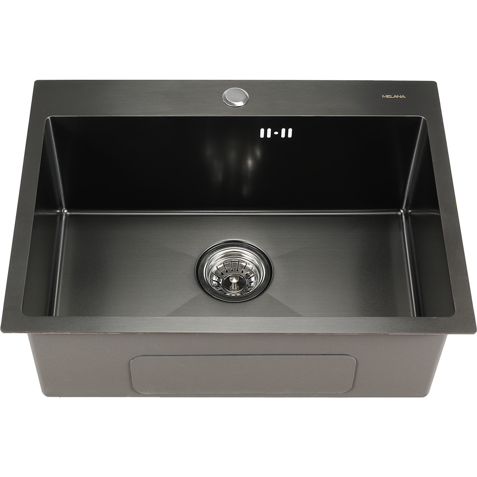 Мойка H6045B MELANA ProfLine 3,0/200 ГРАФИТ врезная прямоугольная с коландером H6045B H6045B графит