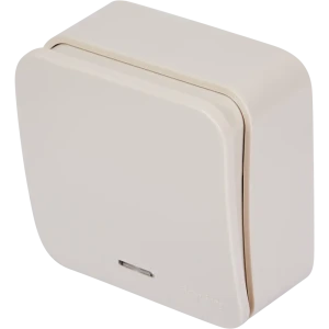 Выключатель накладной Schneider Electric Blanca 1 клавиша цвет бежевый 86724490 STLM-2044969