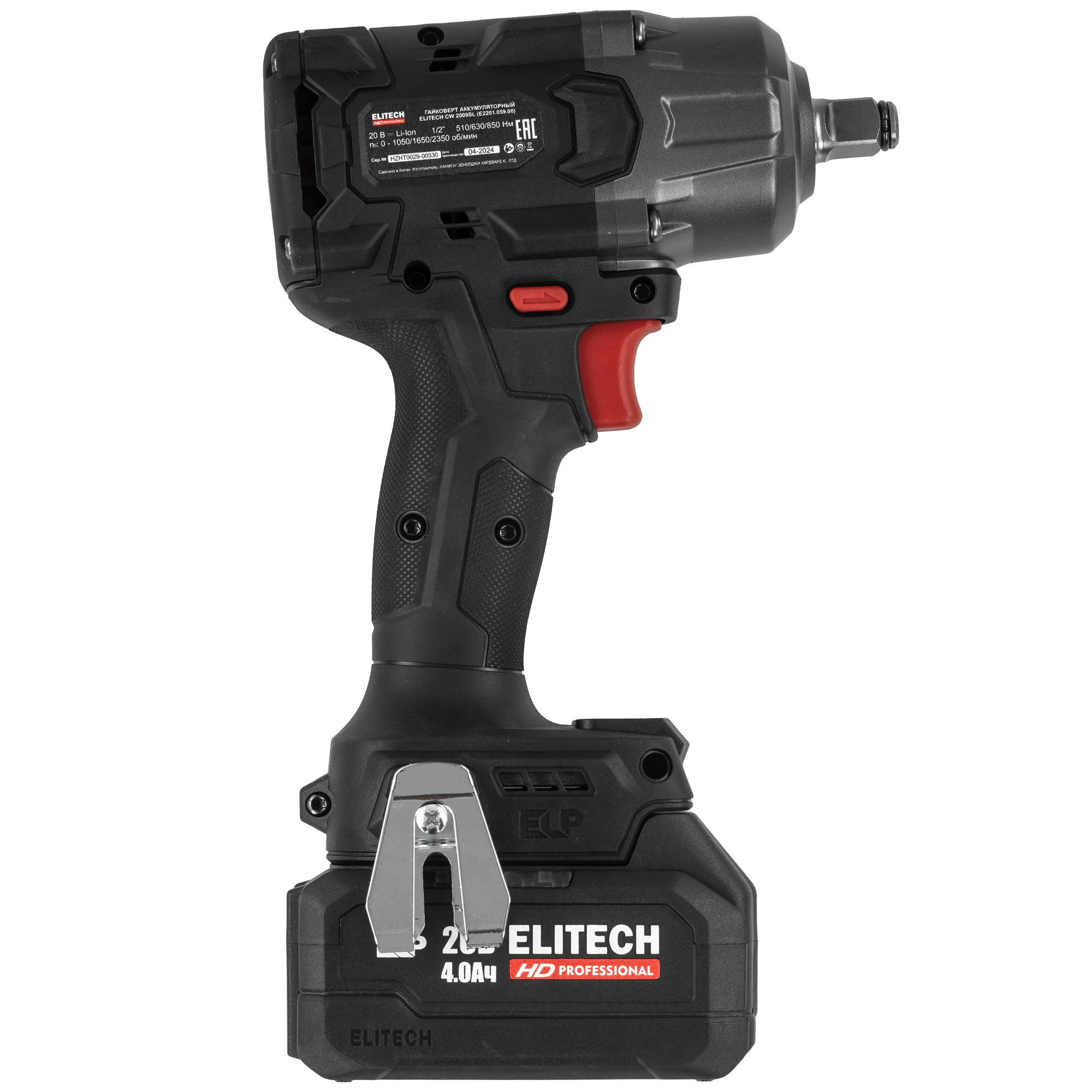 Гайковерт Elitech HD CW 2009SL 9130075 STDN-0146431 - Вид №2