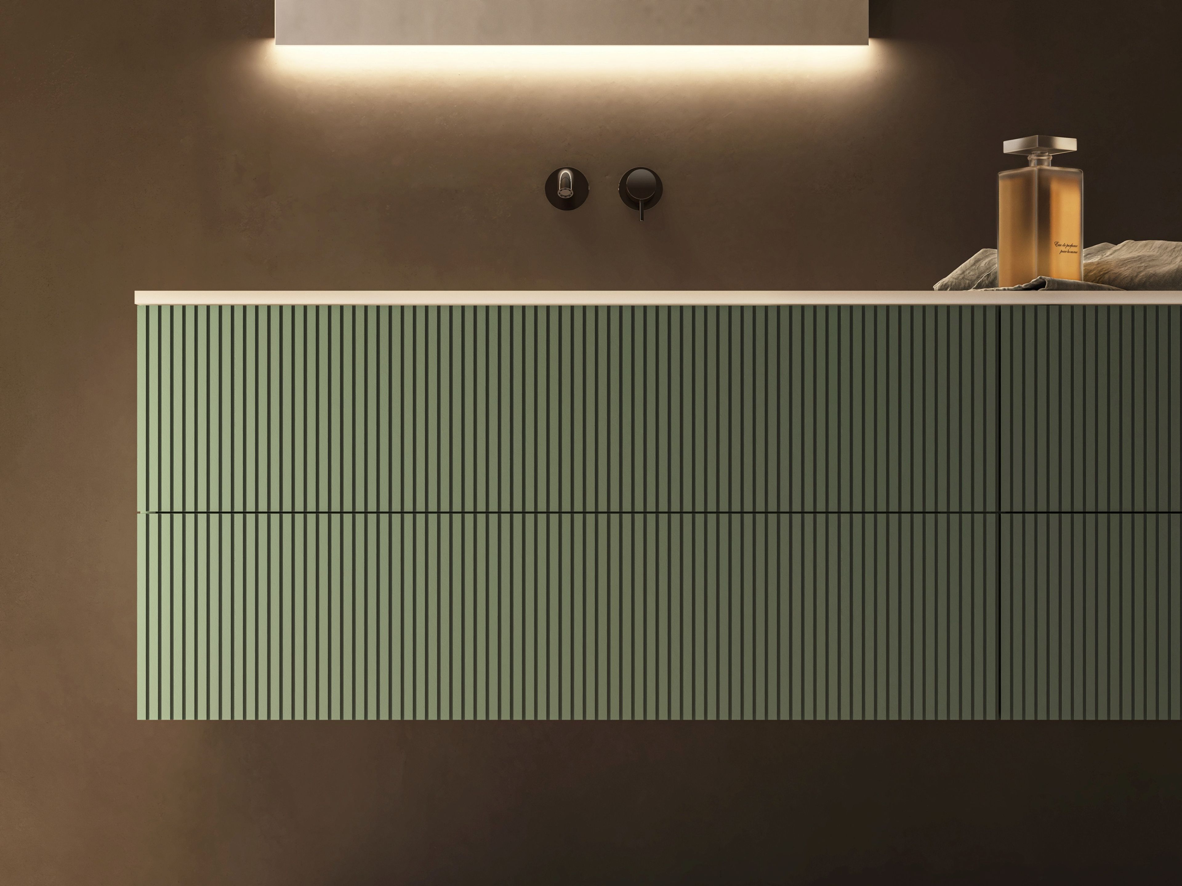 Деревянный подвесной умывальник Moab блок ARCH-00069709 - Вид №1