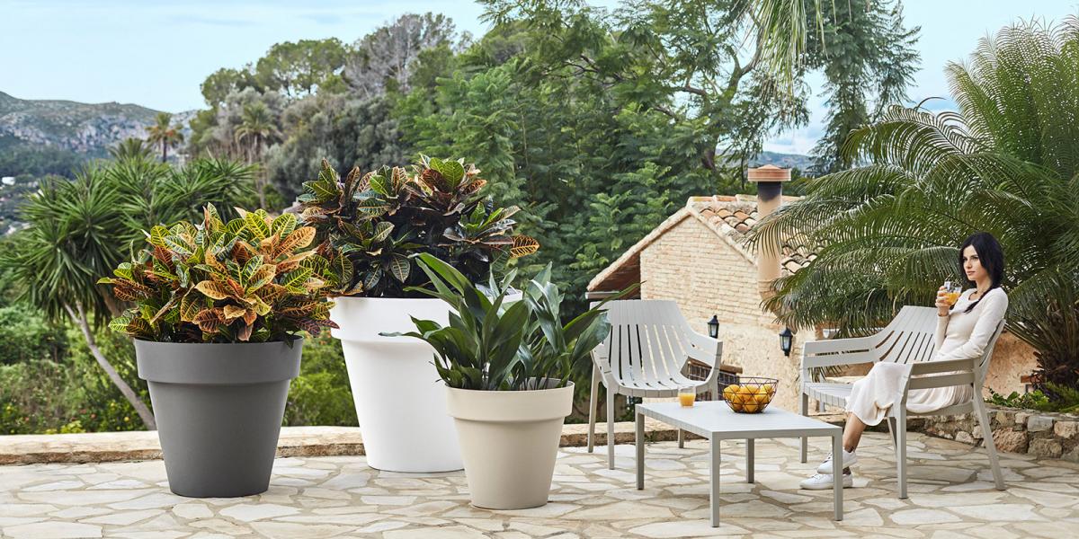 096273 Кашпо 100 Vondom Easy planter  - Вид №3