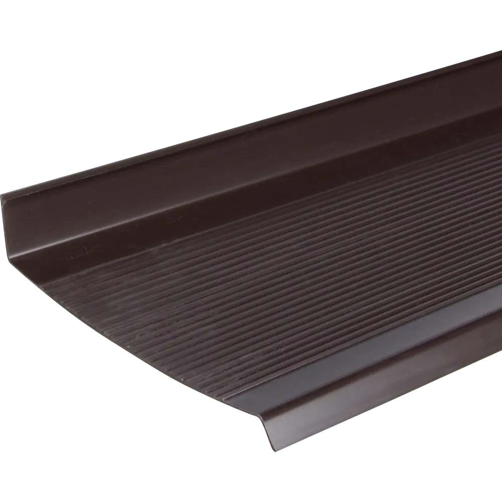 Отлив ПВХ 3000x150 мм коричневый FINEBER STLM-2157917