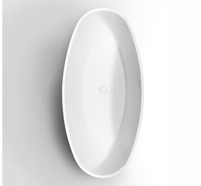 Blu Bathworks® Отдельностоящая овальная ванна цвета blue ∙ stone ™ Halo Bt0406.01 - Вид №1