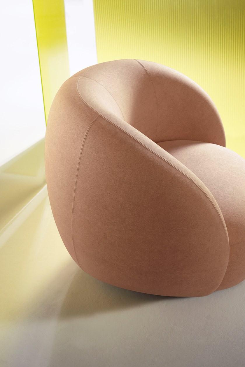 Tacchini Кресло из ткани с подлокотниками Julep sun-id-1363351 - Вид №2