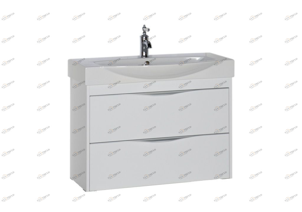 Тумба с раковиной Aquanet Франка 85 белый 0018305300182329