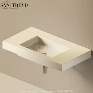 Flaminia FLYMAX Столешница с отверстием под раковину от 80 до 250 см бежевая FY40SP.9003