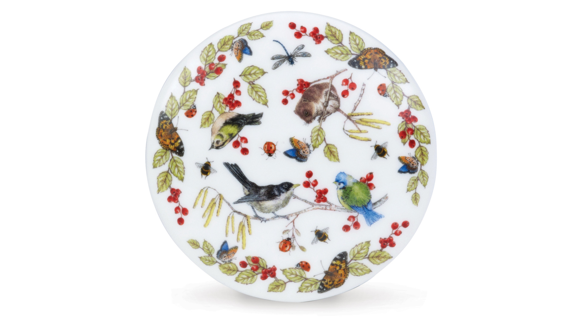 10643502 Dunoon Кружка с ситечком и крышкой Dunoon "Шетлэнд.Тайный лес" 440мл Фарфор костяной  - Вид №3