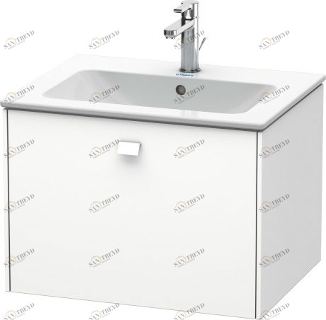 BR400101818 Brioso Тумбочка подвесная Белый матовый, декор Duravit