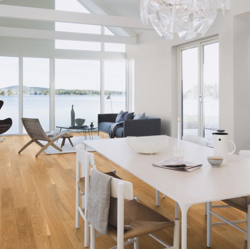 Инженерная доска Boen Finesse Nature Live Matt Без Фаски Дуб Натур (Гладкая) 1350х135 мм EILE35PD - Вид №9
