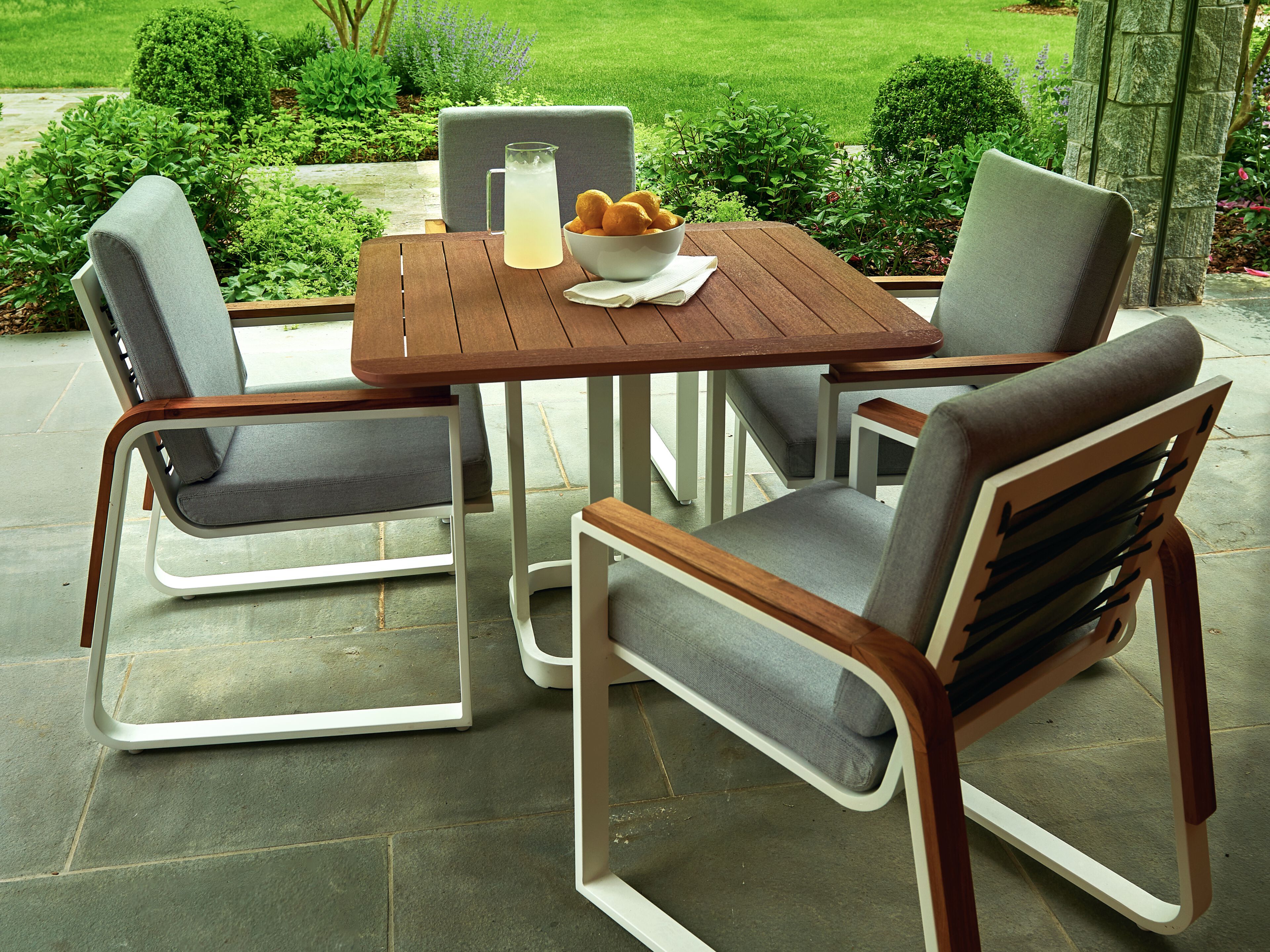 Алюминиевый мягкий садовый стул с подлокотниками Walters Regatta ARCH-00126049 - Вид №7