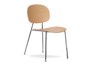 Стул из стали и дерева