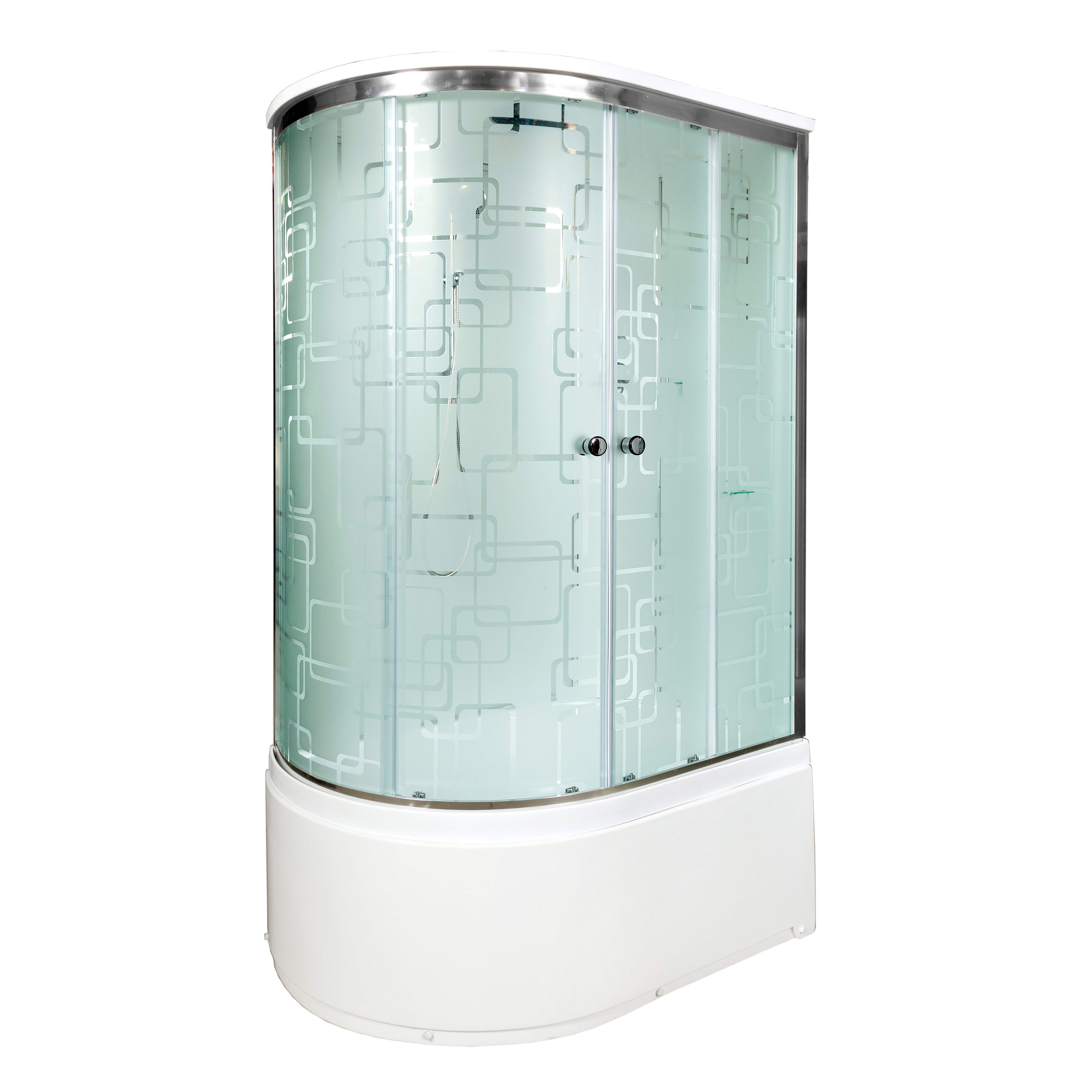 ЕМ2790 N (без крыши) Душевая кабина DETO Серия ЕМ ЕМ4512 R с гм. и эл. - Вид №2