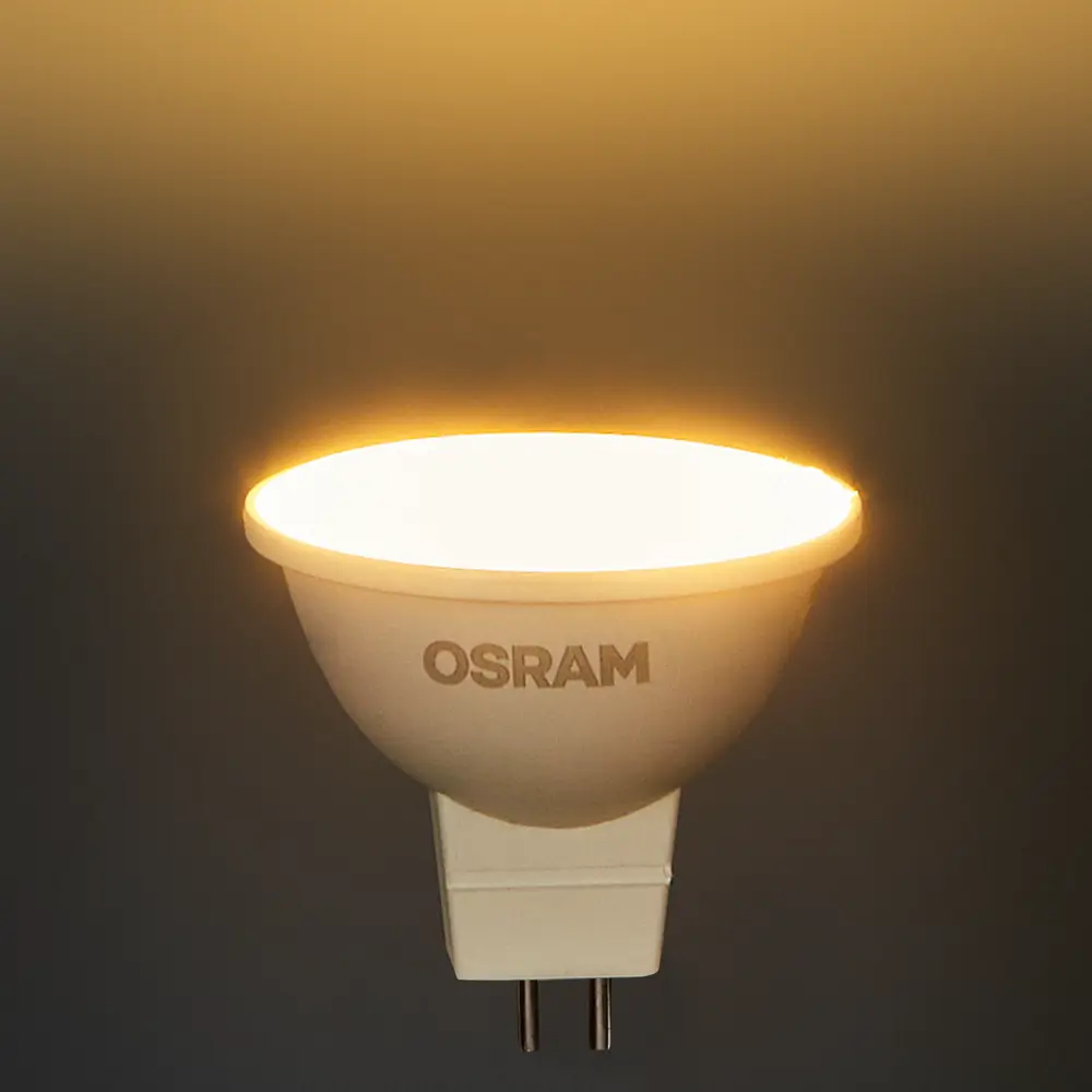 Лампа светодиодная Osram GU5.3 220-240 В 6.5 Вт спот матовая 500 лм тёплый белый свет 83161324 STLM-2072137  - Вид №2