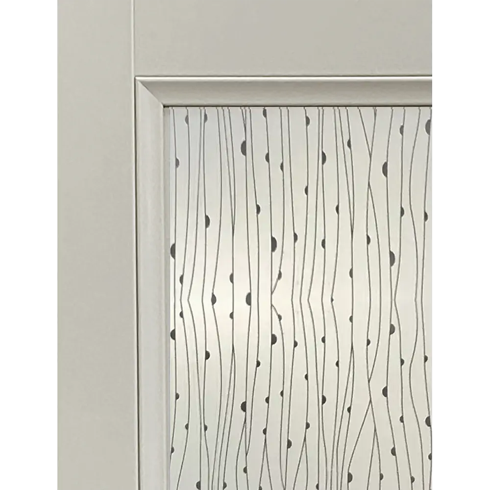 МАРИО РИОЛИ | Межкомнатная дверь Рондо с серым жемчужным покрытием Hardflex 83699069 STLM-0043579 - Вид №1