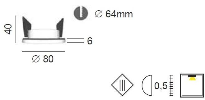 BEL-LIGHTING Точечный светильник для улицы на потолок  1166.gx  - Вид №1