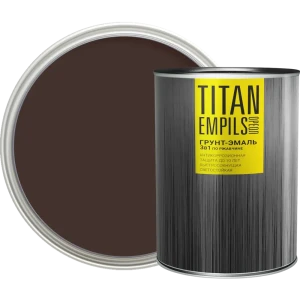 Грунт-эмаль по ржавчине Ореол Titan цвет шоколад-коричневый 0.9 кг 84439763 STLM-2181549
