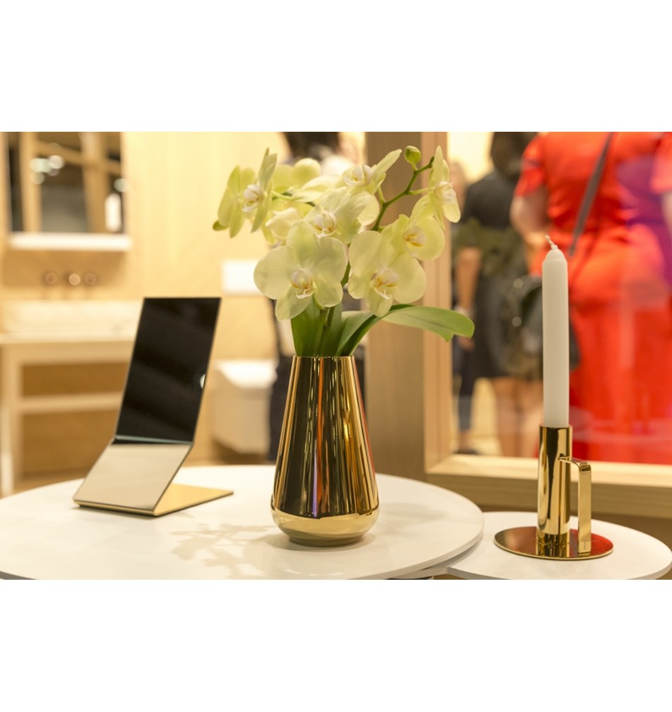 FROST Ваза » золото Нержавеющая сталь Золото N5090-GO  - Вид №3