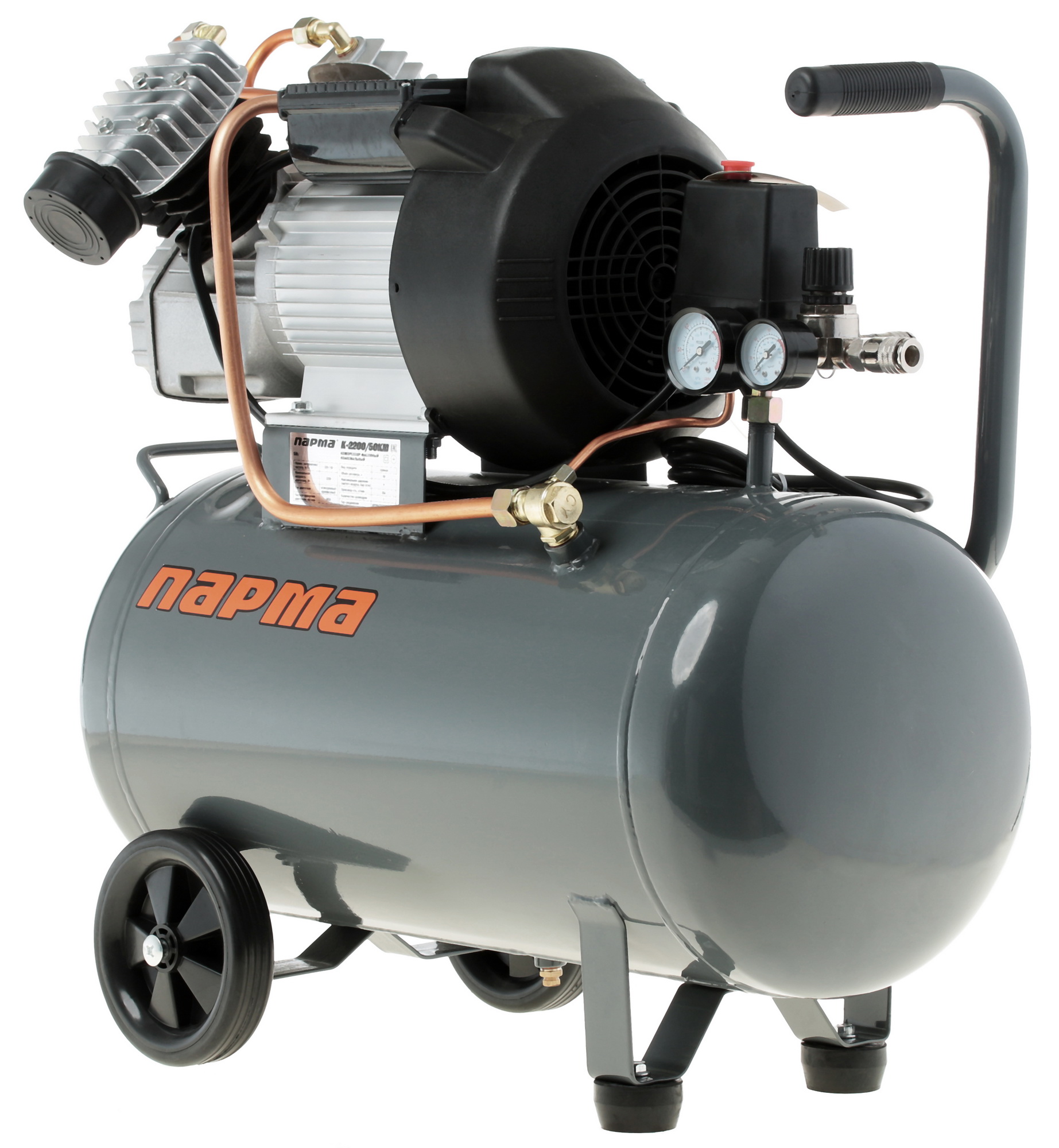 Компрессор поршневой масляный Парма K-2200/50КМ 1081889 STDN-0030117