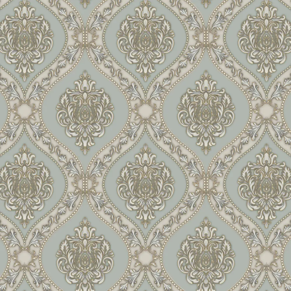 Обои флизелиновые Erismann Millennium зеленые 1.06 м 4524-6 STLM-2029688 - Вид №1
