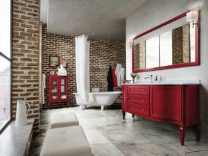 Cerasa Двойная деревянная тумба под умывальник York