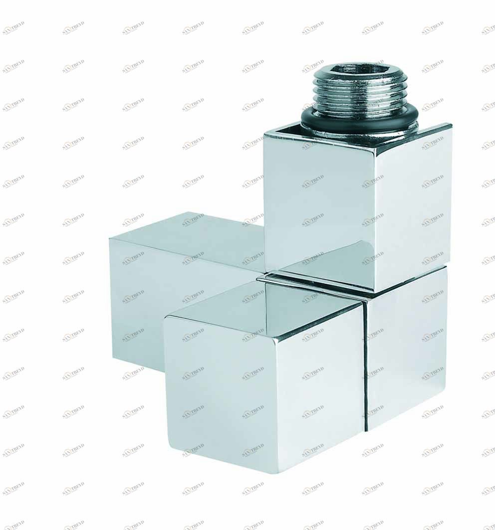 Carlo Poletti V54310BDX Клапан термостатический коаксиальный, правый или левый, с подключением для медной или пластиковой трубы 