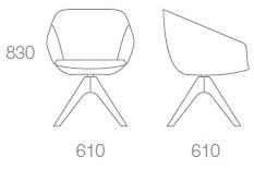 Albaplus Кресло-топчан поворотный ясень Folha sun-id-1480862 - Вид №4