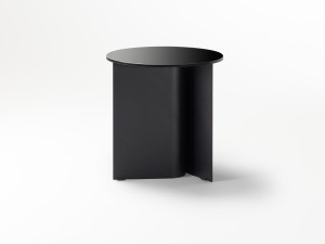 Круглый алюминиевый журнальный столик с порошковым покрытием