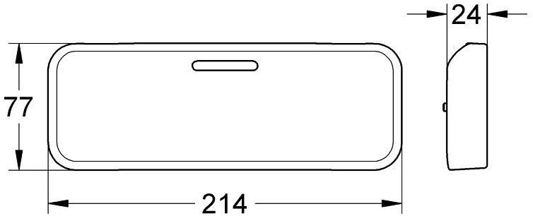 Пластиковая полочка для GROHE Eurostyle Cosmopolitan (18383002) - Вид №2