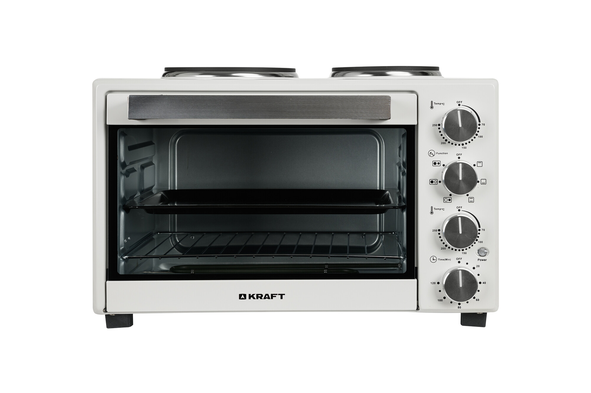 9080986 Мини-печь Kraft KFC-MOHP 380 HW белый STDN-0143828 - Вид №1