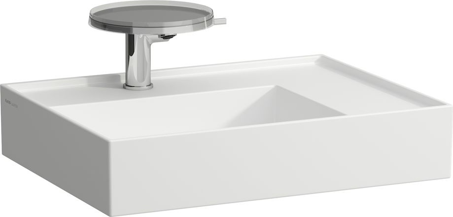 H8103347588151 Раковина с полочкой справа, со специальным скрытым сливом LAUFEN PRO - Вид №17