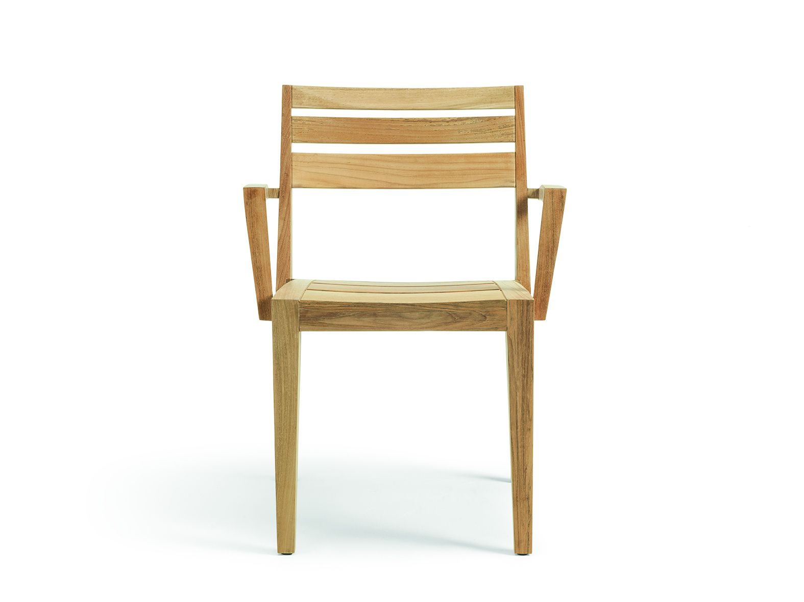 Стул для сада из тикового дерева с подлокотниками Ethimo Рибо ARCH-00084506 - Вид №4