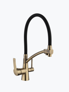 687578 Смеситель кухонный Tolero Malaga Bronze Polygran