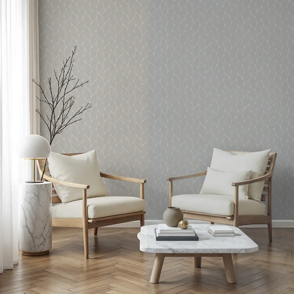 Обои флизелиновые Wallsecret Siam серые 1.06 м 89432838 STLM-1567218 - Вид №4