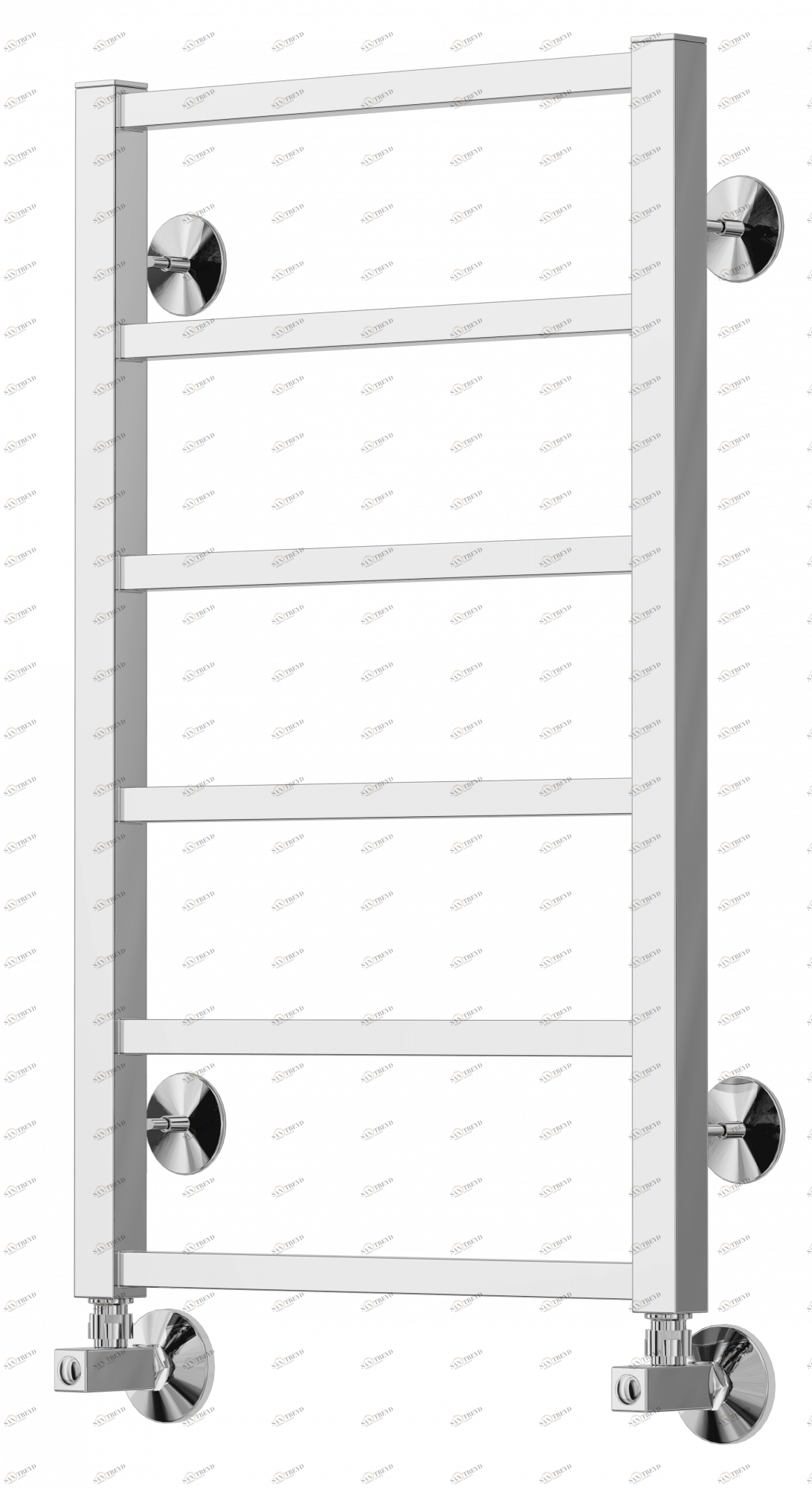 4660059582436 СТАНДАРТ Контур П6 400х700 Полотенцесушитель TERMINUS RAL 9016 глянец