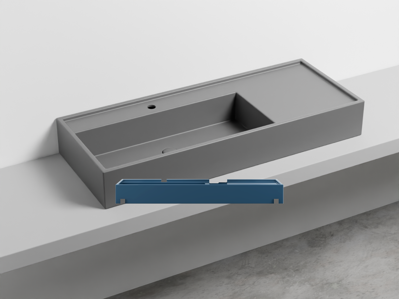 PNLA-OL Керамическая раковина на одно отверстие 140 cielo Plinio Ceramica Cielo