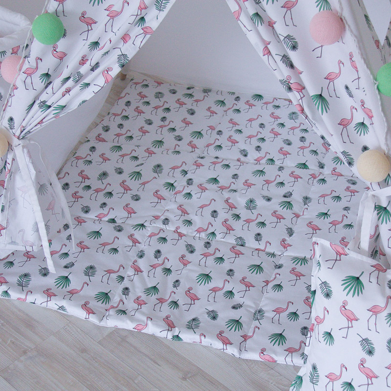 Игровой коврик стеганый Flamingo VAMVIGVAM FLAMINGO 281570 Белый;розовый Santreyd  - Вид №2