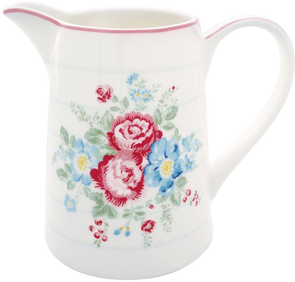 Кувшин Henrietta white 1 л Greengate STWJUG1LHET0104