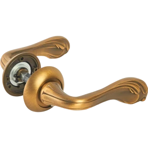 Дверные ручки Punto Rocco, без запирания, цвет кофе