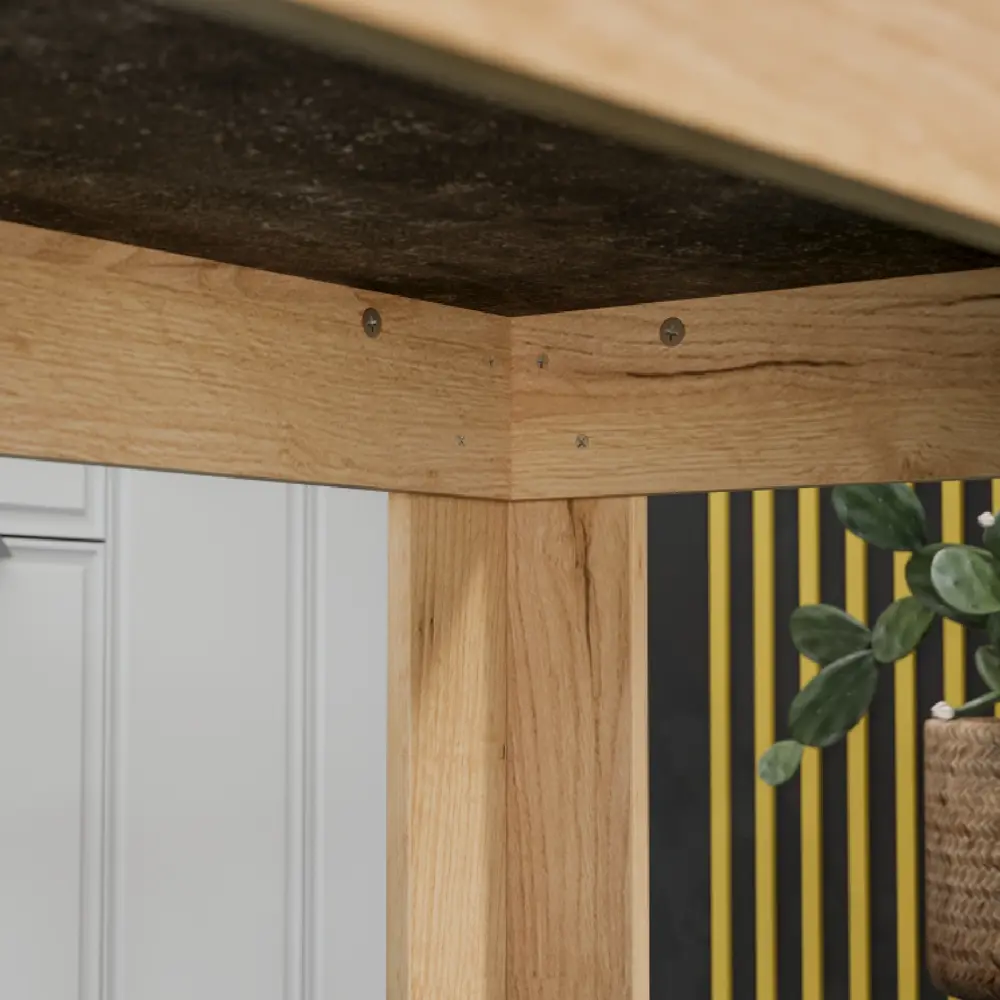 Кухонный стол Трия Промо Т2 110x67x73 см прямоугольник ДСП цвет дуб крафт золотой STLM-2166810 - Вид №4