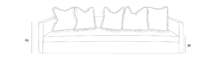 Ткань линейный диван Collett & Victor TRANCOSO ARCH-00073949 - Вид №5